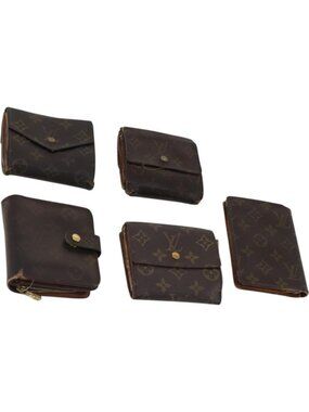 LOUIS VUITTON Monogram Wallet 5 Set